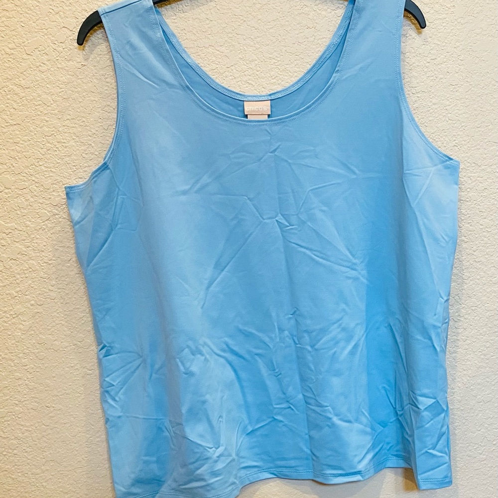 Women’s Contemporary Stretch Microfiber Tank Top - Picture 2 of 4